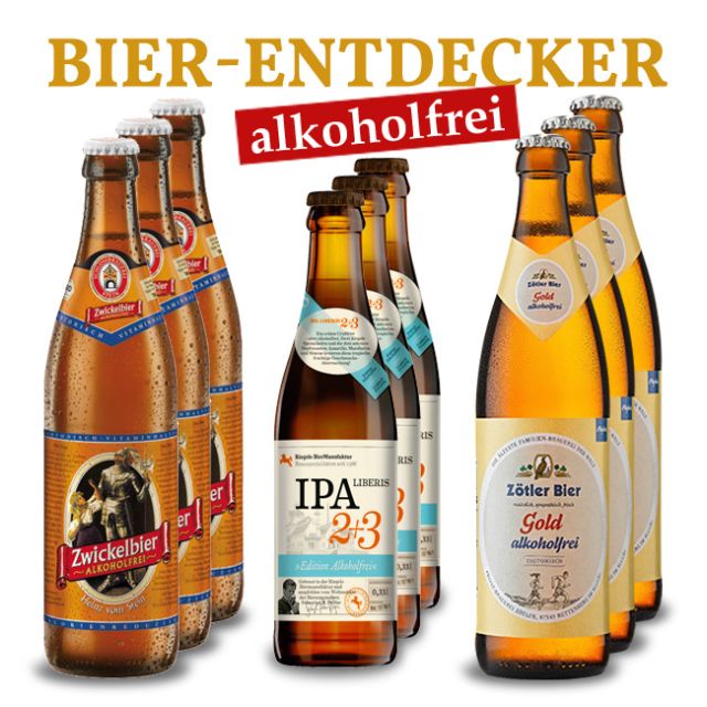 Biershop Bayern Bier-Entdecker Paket Biere alkoholfreie 