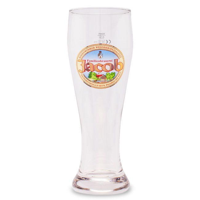 Biershop Bayern Jacob Weißbierglas (0,5 ltr) - 6 Stück