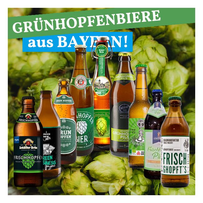 aus - Paket Bayern Bayern Bier-Entdecker Grünhopfenbiere Biershop